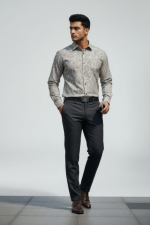 Loop Linen Shirt - Taupe Beige