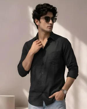 Rushe Classic Noir Solid Shirt 1