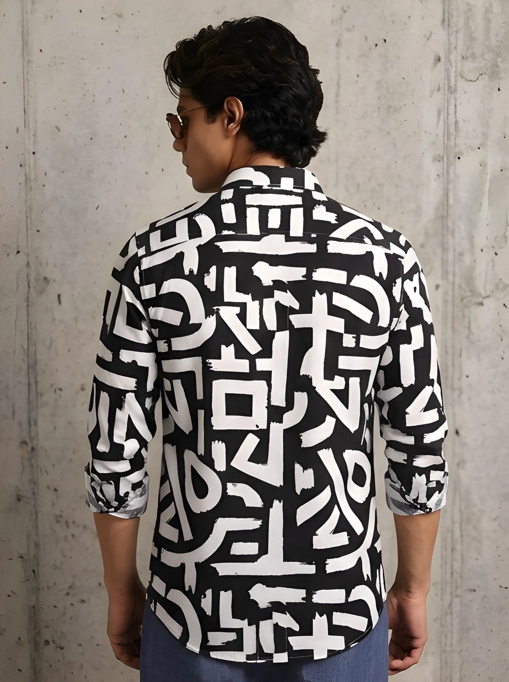 Rushe Urban Glyph Printed Shirt 2